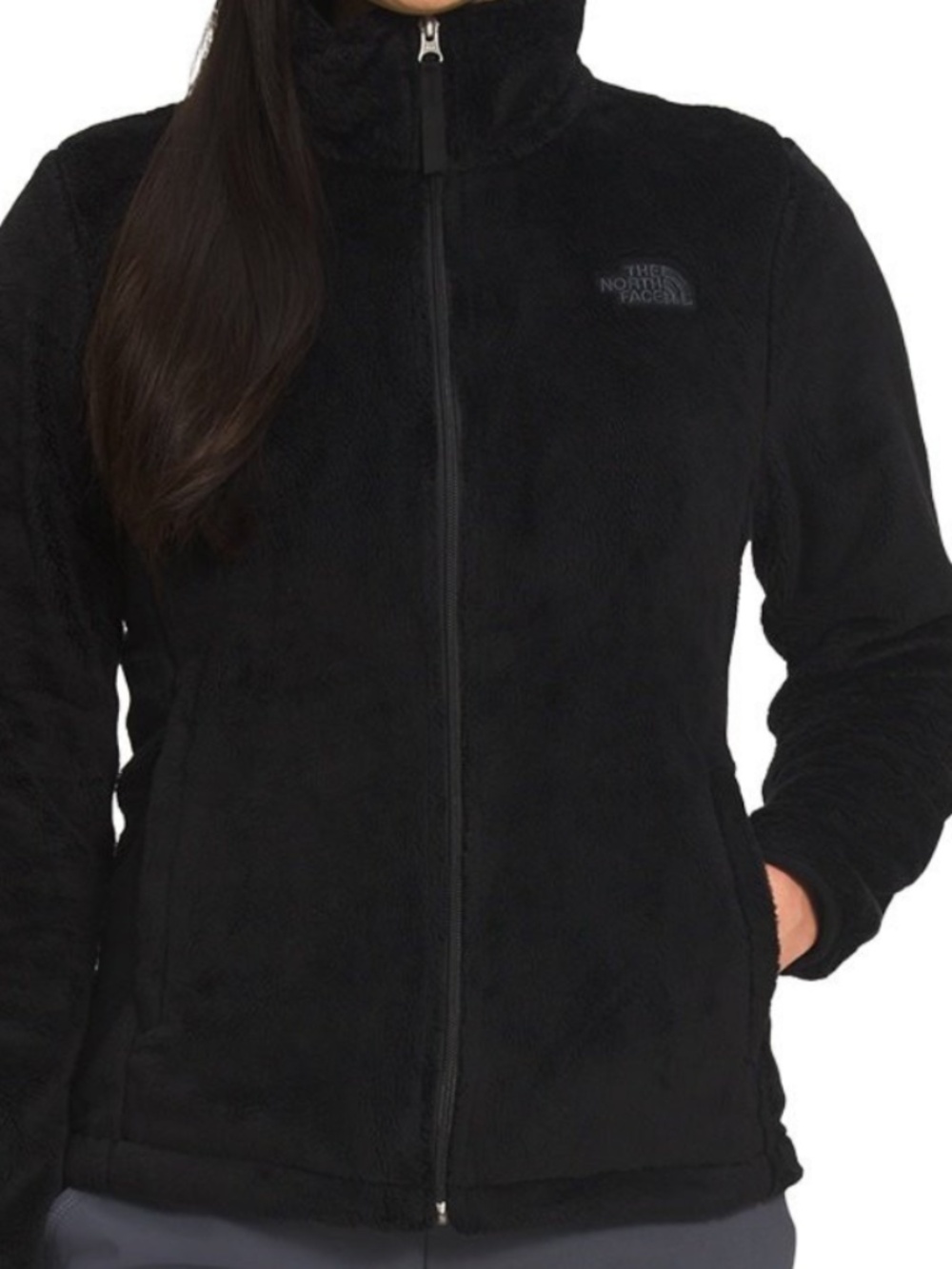 The North Face Black Osito Fleece Jacket Women's Small  - S